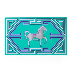 Jonathan Adler Labyrinth Backgammon Set Neon Classical Horse NEW & SOLD OUT